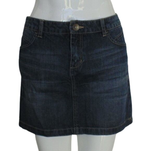 Route 66 Dresses & Skirts - ROUTE 66 Denim Skirt, 32", Mini, Pockets! Zipper fly, Button waist, 100% Cotton